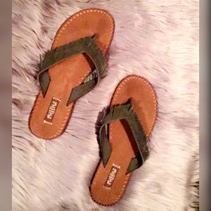 Mad love fringe sandal